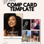 Model Comp Card Template